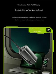Pisen 65W GaN Multi-Port Charger